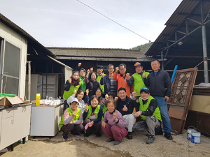 군위효령발전위, 홀몸노인 주거환경개선 앞장