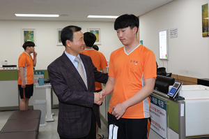 김태화 병무청차장, 대구 병역판정검사장 방문