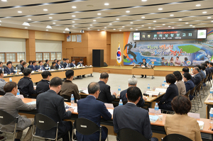 도민 체육행사 준비상황 이상무