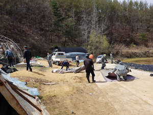 봉화군, 대설피해농가 일손돕기 지원