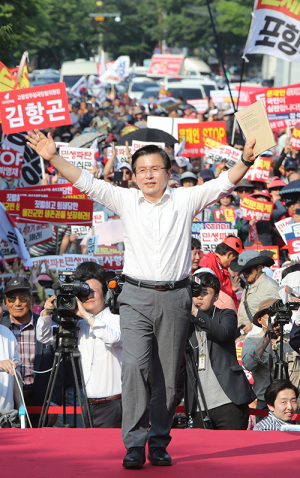 ‘보수 텃밭’ 대구 찾은 한국당…“文정권은 폭탄정권”