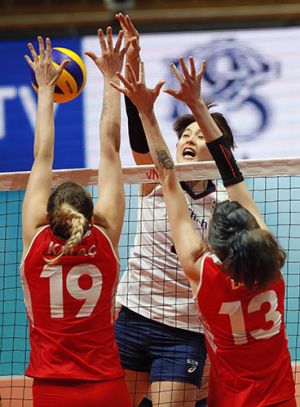 김연경 빠진 한국 VNL 1차전 터키에 완패