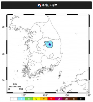 예천에서도 지진이…규모 2.4 지진…최대진도 3
