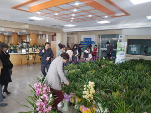 경산시청 여정회, 승진·전보 축화화분 나눔 캠페인