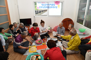 청송군, 찾아가는 행복·문화경로당 ‘큰 호응’