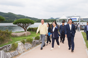 낙동강 녹조제어 통합 플랫폼 개발·구축 현장 답사