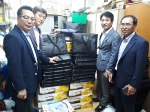 상주시 외서면, 광명시 광명5동 농특산물 전달