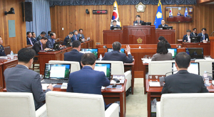울진군의회 임시회 폐회