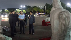 주낙영 시장, 태풍 대비 신라문화제 시설물 안전점검