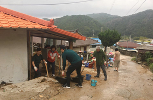 수성구, 자매도시 울진군서 태풍 피해 봉사