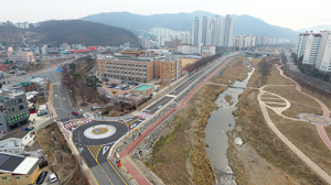 경산시, 경북체고 옆 도시계획도로 개통