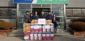 북구 복현2동 성빈교회, 후원물품 기탁