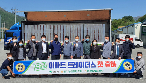 이마트 트레이더스에 영주사과 첫 출하