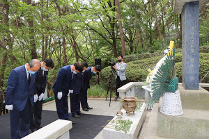 대구 수성구, 6.25참전 나야 대령 기념비 참배