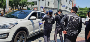 ‘경주 스쿨존 사고’ SUV운전자 당시 상황 다시 재현