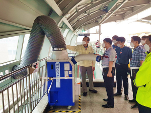 대구도시철도공사 홍승활 사장, 폭염대응 현장점검 나서
