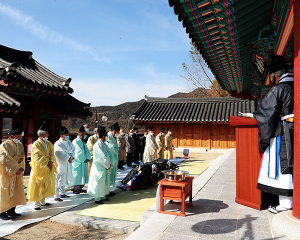 영양군 영산서원 사당서 향사 봉행