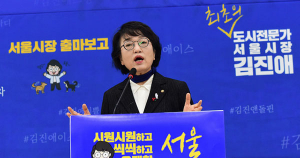 열린민주당 김진애 서울시장 출마 선언에 김의겸 국회 입성 관심