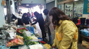 영양군, 설맞이 전통시장 특별방역·장보기 행사
