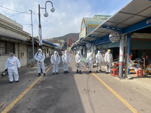 고령, 민‧관‧군 다중시설 합동방역 진행