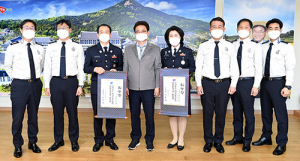 경북도 남·여 의용소방대 연합회장 취임