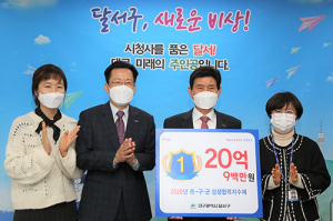 ‘대구시 상생협력평가’ 달서구, 3년 연속 1위
