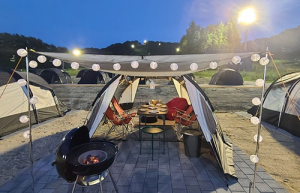 용평리조트 잔디위서 BBQ 즐길 수 있는 ‘용평 글램핑 파크’ 오픈