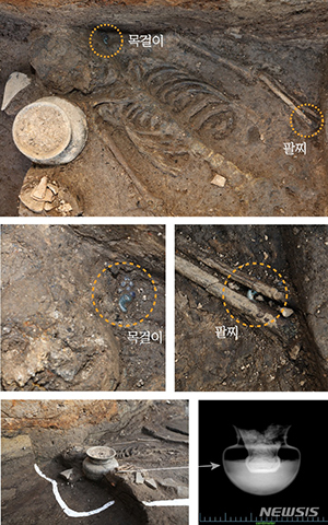 135㎝ 성인 여성 제물로 바쳤다…경주 월성 인골 발굴