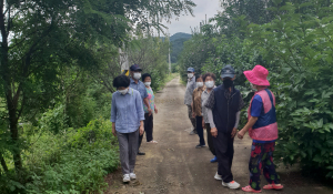 봉화보건소, 치매보듬마을인 물야면 산책로 조성