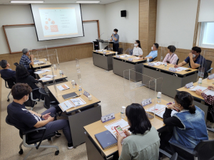  ‘경산몰 구축 2차 중간보고회’입점 안내 등 설명