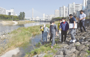  “맑고 깨끗한 신천   시민과 함께 만들 것”