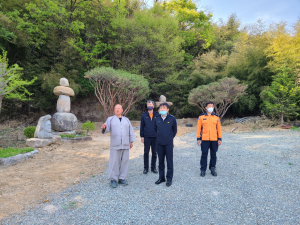 칠곡소방서, 동명면 해원정사 소방 대응 점검