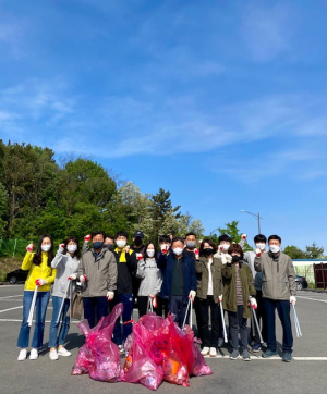 경산시 회계과 남매근린공원 일대서 환경정비 활동