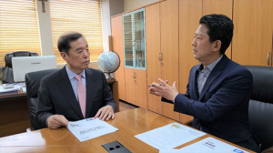 김장호 구미시장 예비후보, 김병준 만나 지역현안 건의