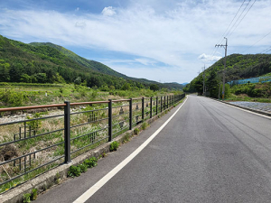 경주 덕동댐 상수원 보호구역 암곡지구 경관휀스 교체 완료