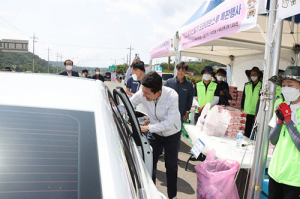포항 장기산딸기, 드라이브 스루 완판…뜨거운 호응