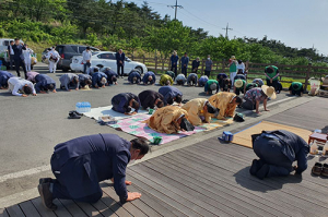 경주 문무대왕면, 풍력발전 바람의 언덕서 ‘기우제’올려