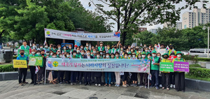 대구 달서구새마을회 태극기 달기 캠페인 전개
