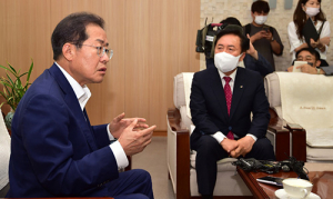 홍준표, 대구취수원이전 이철우 지사 나서도 안돼
