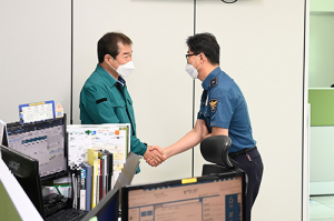 김충섭 김천시장, 선별진료소 등 방문