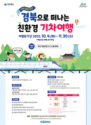 道, 열차 관광객에게 여행비 지원