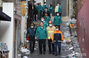 尹‚ 이태원 참사에 일정 전면 재조정…대통령실‚ 24시간 대응체제