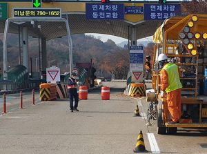 대구시, 범안로 야간·우천 시 주행차선 일제 정비