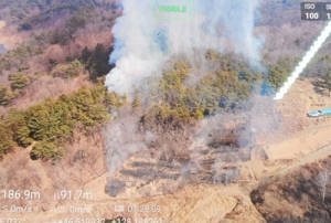 상주 산불 1시간25분만에 완진…인명피해 없어