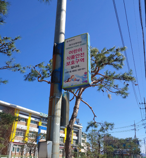 영천시, 어린이 식품안전보호구역 표지판 일제 정비