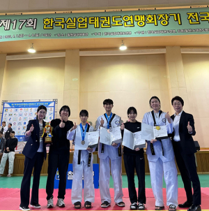 성주군 여자태권도 선수단 전국대회서 종합 3위