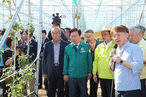 안동시, 1㏊ 규모 ICT 융합 노지 사과 스마트팜 조성