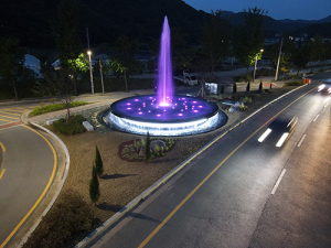 달성군 가창면, 새로운 랜드마크 분수정원 신설