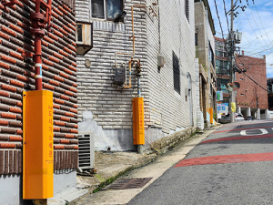 서구 비산4동, 골목길 불법광고물 부착방지 시트 설치 완료
