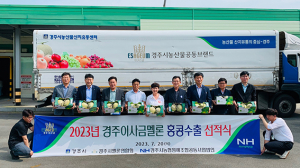 ‘달고 맛있는’ 경주 멜론, 홍콩 첫 수출…2.2톤 선적